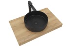 Koupelnová sestava SAT s deskou pod umyvadlo Dolce 80x8x50 cm dub halifax KSETDO9 KSETDO9
