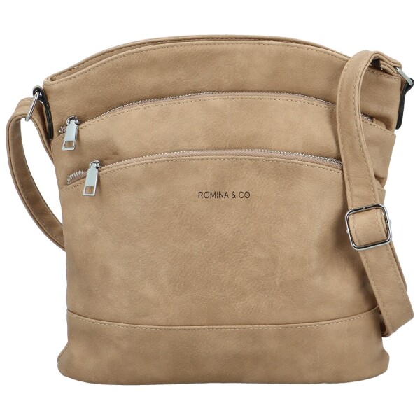 Stylová dámská crossbody Romina & Co. Bags Tofilla, světle béžová