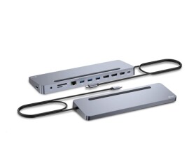 I-tec USB-C Metal Ergonomic 4K 3x Display Docking Station, PD 100W + i-tec Universal Charger 100W (bundle) EDF_2108582