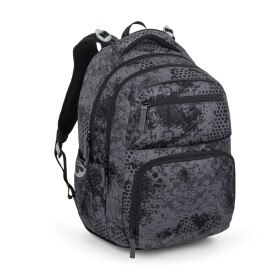 Školní batoh Bagmaster ZIPSTER 25 B ŠEDÝ, 3 roky záruka