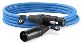 RODE XLR3M-B modrá / Kabel XLR (M) - XLR (F) / 3 m (XLR3M-B)