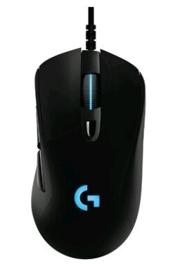 Logitech G403 Hero 16K / herní myš / 16000 DPI / USB-A / RGB Lightsync / závaží / kabel 2.1m (910-005633)