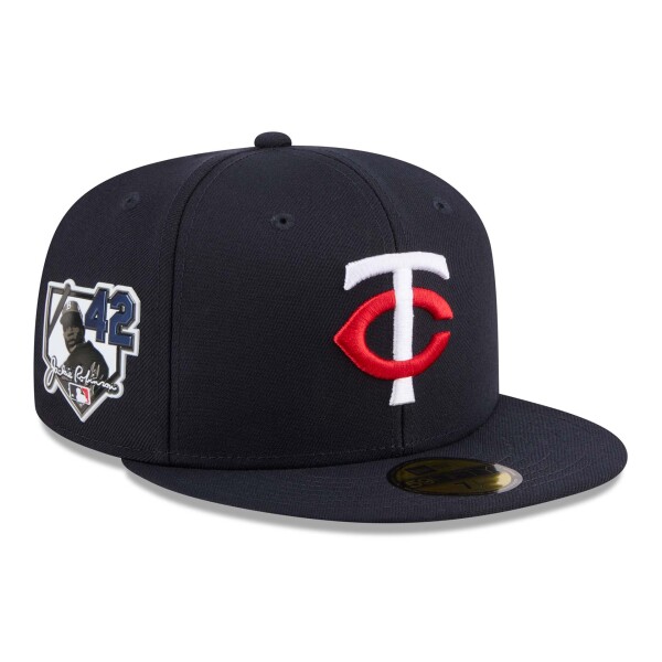 New Era Pánská kšiltovka Minnesota Twins MLB 2026 Jackie Robinson Day 59FIFTY Fitted Velikost: 7 3/4