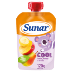 Sunar Cool ovocná kapsička hruška, banán, mango 12m+, 120g