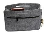 Bertoni Organizér na plstěné tašky Free Grey 26 cm x 18 cm x 8 cm