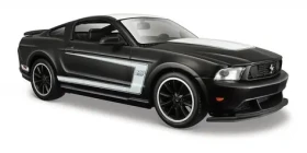 Maisto Ford Mustang Boss 302 matná čierna/biela 1:24
