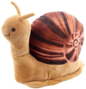 UNI-TOYS Plyšový šnek ECO-FRIENDLY