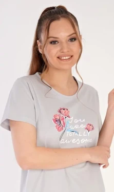 Dámská noční košile s krátkým rukávem Vienetta Secret Cassie