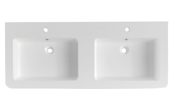 Nábytkové dvojumyvadlo Naturel Pavia 120x49 cm dva otvory pro baterii PA12049 PA12049