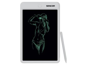 SENCOR SXP 030 WH bílá / Digitální zápisník / 10" displej (8590669316649)