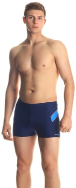 Pánské plavecké šortky William Pattern 432 tm.modré - AQUA SPEED 3XL