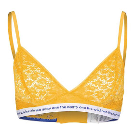 Dámská nevyztužená podprsenka Unlined Triangle QF5196E-YHC - Calvin Klein M