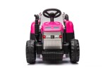 Mamido Dětský elektrický traktor s vlečkou Farm 24V 2x45W EVA kola růžový