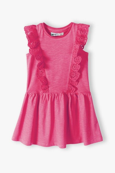 Šaty dívčí volánkové, Minoti, 14dress 2, Holka - 86/92 | 18-24m