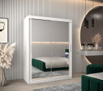 Šatní skříň Abi T3 Barva korpusu: Bílá, Rozměry: 100 cm, Dveře: Bílá