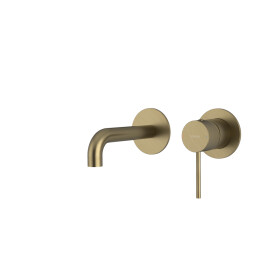 SAPHO - ULTRAMIX podomítková dvouprvková umyvadlová baterie, hubice 15cm, zlato mat UT118G