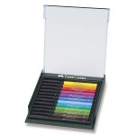 Popisovače Faber-Castell Pitt Artist Pen Brush 12 ks, základní barvy