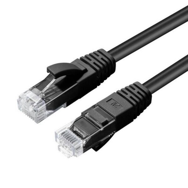 MicroConnect UTP525S RJ45 síťové kabely, propojovací kabely 25 m černá 1 ks