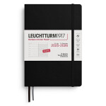 Weekly Planner Notebook 2026 Medium (A5) 18 Months Black
