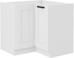 Spodní rohová skříňka Luna 90x90 DN 2F BB Barva korpusu: Bílá, Barva dvířek: Bílá
