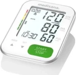 Medisana BU 565 tlakoměr na paži bílá / LCD displej / paměť pro 2 osoby / 4x AAA / detekce arytmie (4015588512070)