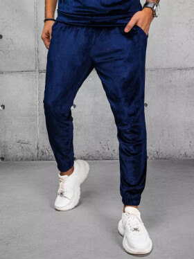 Modré pánské kalhoty Dstreet
