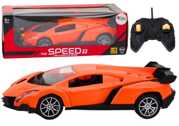 Mamido Dálkově ovládané sportovní auto RC 1:16 oranžové