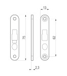 Lehmann Protikus zámku na žaluzie s přesahem (381998)