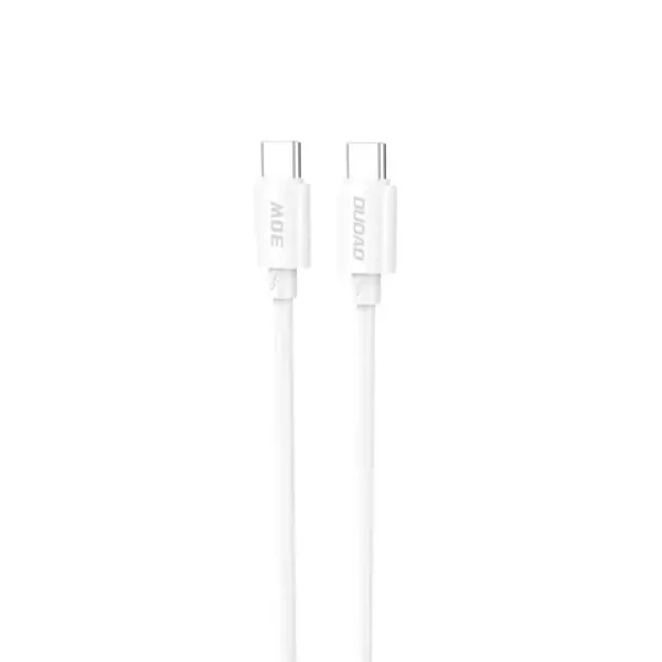 Dudao Datový kabel L4C / USB-C / USB-C / 30W / 2 m / bílá (164542)