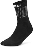 CEP dámské běžecké kompresní ponožky REFLECTIVE PRO 3.0 - black Velikost: III (20,5-23 cm obvod kotníku)