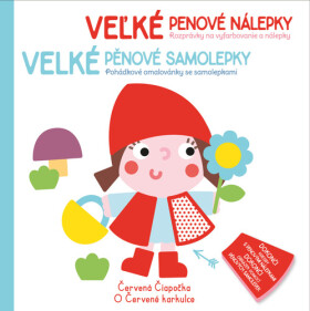 Velké pěnové samolepky O Červené karkulce / Veľké penové nálepky Červená Čiapočka