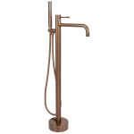 REA - Volně stojící baterie Lungo Diamond Brush Copper REA-B2247