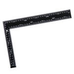 LEVIOR 14410 Úhelník černý, 300 x 200mm, ocel