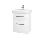 Dřevojas - Umyvadlová skříňka GO SZZ2 50 - M01 Bílá mat / Úchytka T01 / M01 Bílá mat 204464A