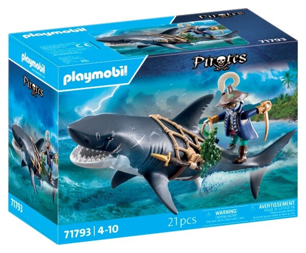 Pirát se žralokem obrovským - Playmobil