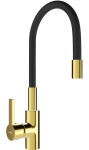 MEXEN - Flex dřezová baterie, zlatá/ černá 670900-57