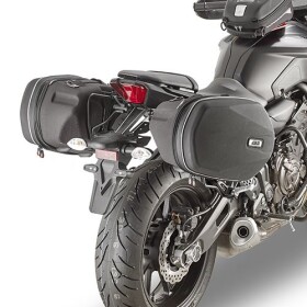 Te2140 podpěry bočních brašen Yamaha MT-07 700 (18-24), černé pro systém Easylock