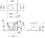 DURAVIT - Starck 3 Stojící WC, s WonderGliss, bílá 01240900001