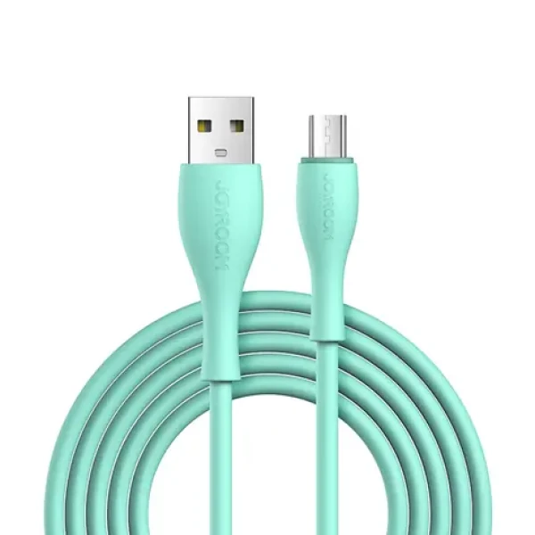 Joyroom S-2030M8 Nabíjecí kabel USB-A (M) - MicroUSB (M) 3A 2m zelená (6941237136701)