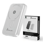 Extralink MagSafe bílá / Powerbanka / 10 000 mAh / MagSafe / PD 20W+15W / USB-C, USB-A