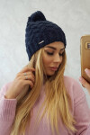 Fleecová čepice Waleria K307 navy blue UNI