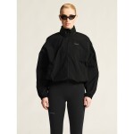 Běžecká bunda CRAFT Hypervent Oversized Wind - černá Velikost textilu: L