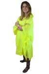 Poncho PVC neonová, Pidilidi, PL0066-20, žlutá - dětská