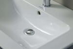 DURAVIT - ME by Starck Umyvadlo nábytkové 103x49 cm, s přepadem, s otvorem pro baterii, WonderGliss, bílá 23361000001