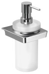 SAPHO - ZEN dávkovač mýdla 250ml, mléčné sklo, chrom 161010
