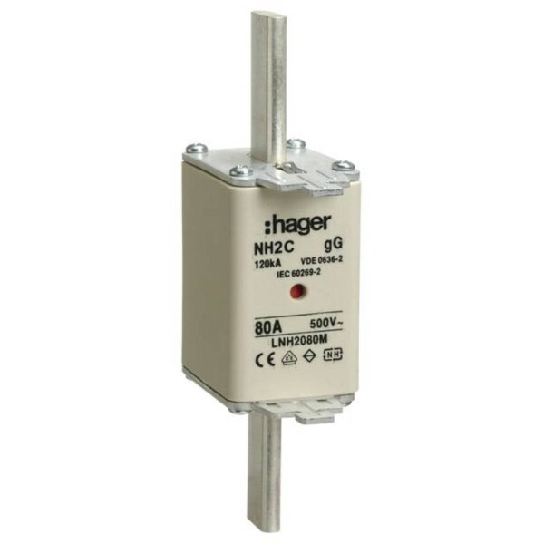 Hager LNH2080M NH pojistka 80 A 3 ks