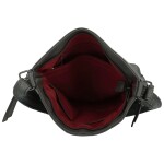 Módní dámská koženková crossbody kabelka Evelyne, šedá