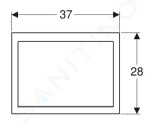 Duofix Předstěnová instalace pro umyvadlo Geberit ONE 105 cm, pro nástěnnou armaturu ONE, podomítkový sifon a prvek Clou, na výšku místnosti 111.073.00.1