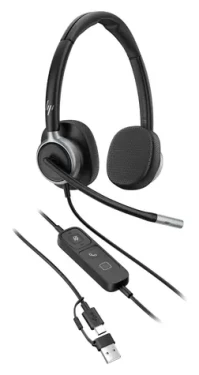 Poly Mission 625 černá / Náhlavní souprava / Stereo / USB-C/A / Microsoft Teams (C01C6A6#AC3)