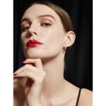 Náušnice Astina - kruhy, olejová malba, Zelená